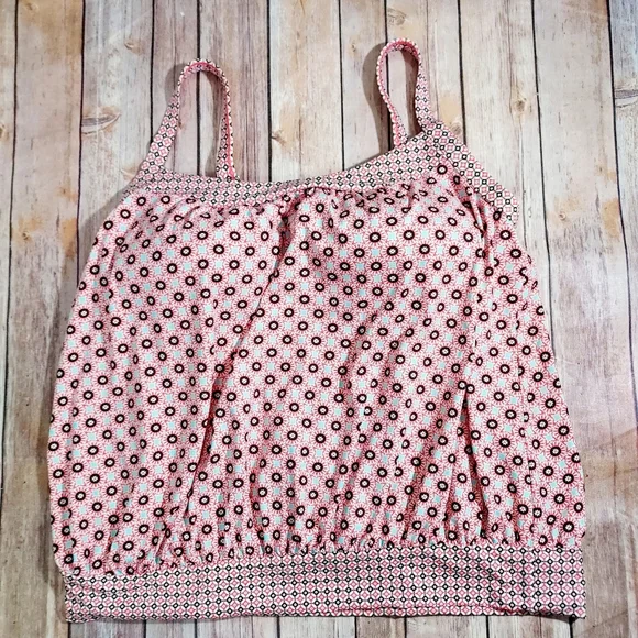 Lands End Blouson Tankini Top 16W - Picture 8 of 8